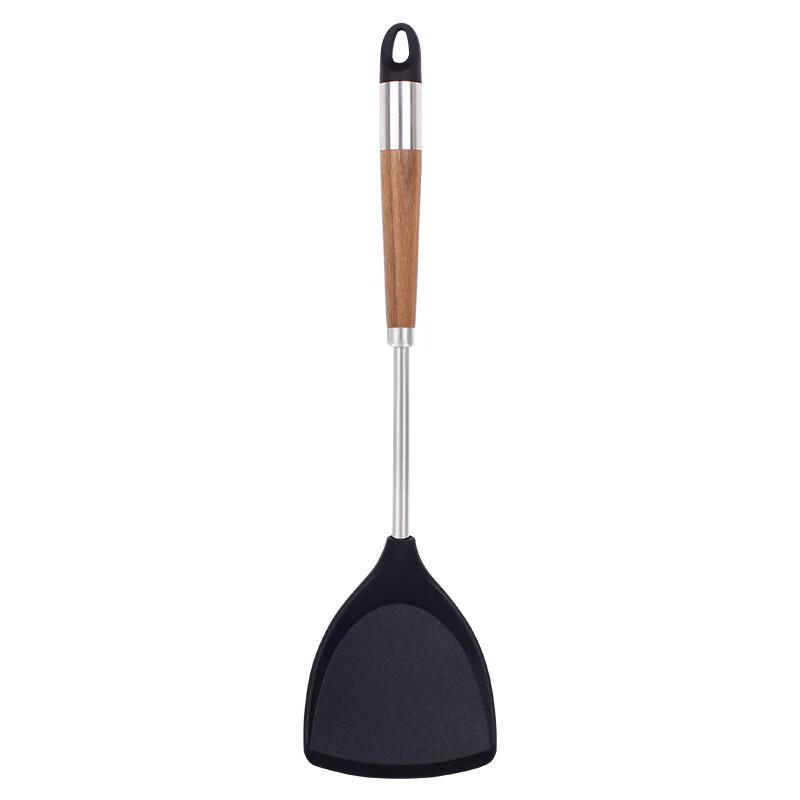 Wutuo Silicone Kitchen Utensils with Walnut Handle