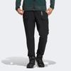 adidas Terrex Dwr Pants Solid Color Logo Button Straight Leg Sports Pants Men Pants Black HM9719