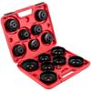 Oil Filter Socket Set Cup Socket Tool Set 15PCS Oil Filter Cap Wrench