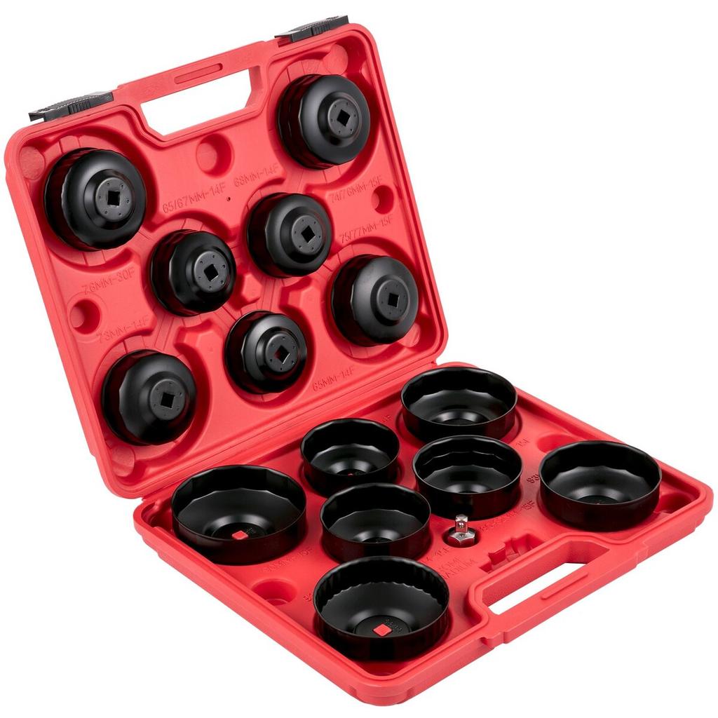 Oil Filter Socket Set Cup Socket Tool Set 15PCS Oil Filter Cap Wrench