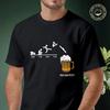 This Guy Needs A Beer Funny Motorcycle T-Shirt Men Cotton Tees O-neck Short Sleeve T Shirt Hip