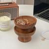 Ear Studs Case Wood Jewelry Display Tray Retro Wooden Fruit Tray  Household Storage