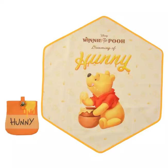 DISNEY Picnic Sheet In Pouch Winnie the Pooh HONEY DAY Japan NEW Disney Store