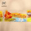 JIANWU 70mm*5m Autumn In Altay Series Vintage Tree Field Landscape Material Collage PET Tape Creative DIY Journal Stationery