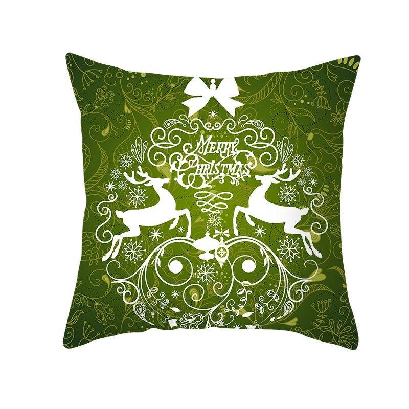 Fresh Green Christmas Pillow Cover Home Ornament Pillow Sleeping Pillow Cushion Cover Premium Durable Quality Useful