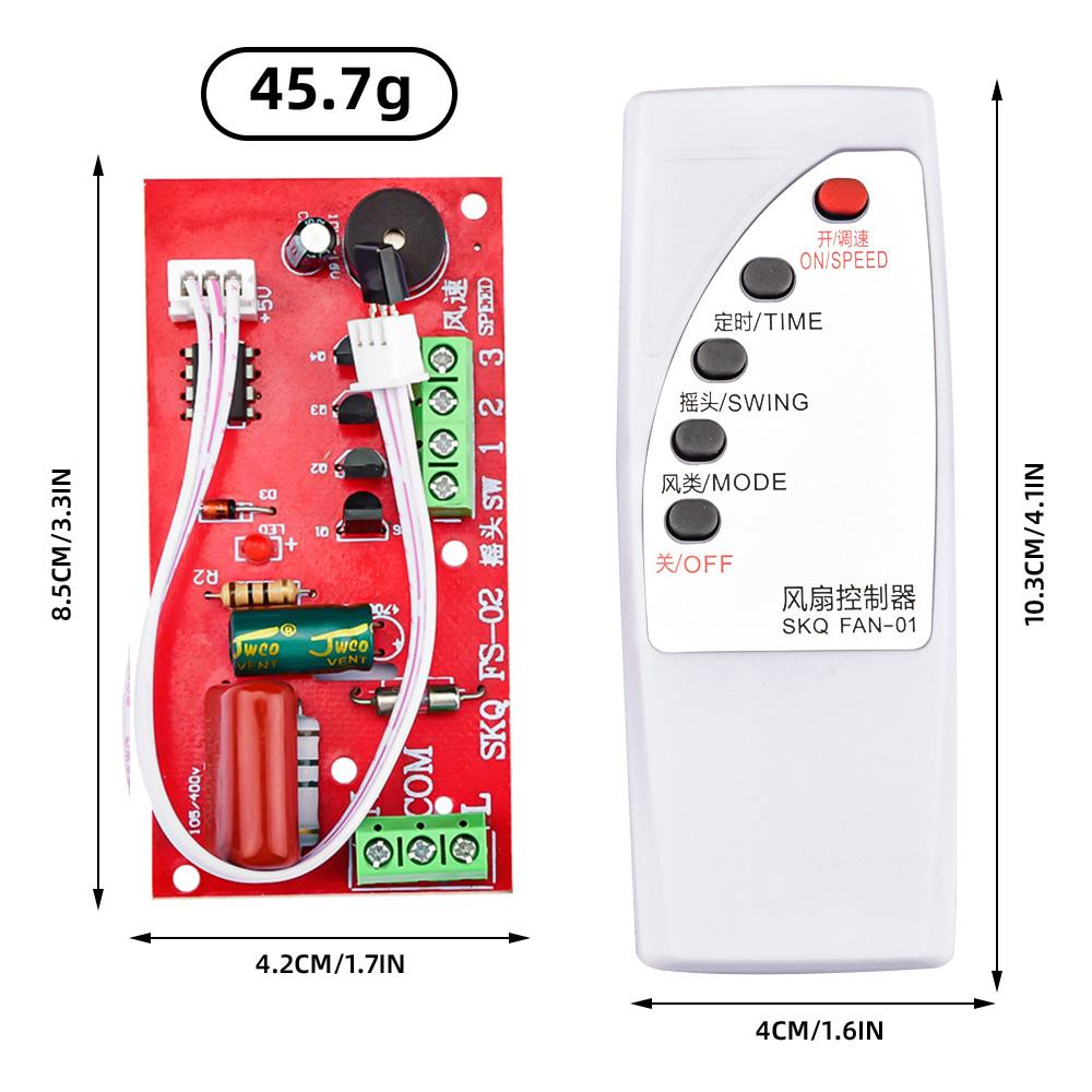 Diymore Universal Fan Remote Control Modification Board Circuit Board Control Motherboard Computer Board with Remote Control