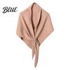 Stylish Dress Accessory Wrap Three-in-one Women Soft Scarf for Warm Winter Triangle Shawl Versatile Fashion