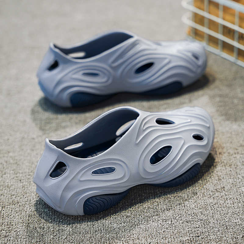 Fashion In The Forest Rubber Sole Resort Sandals Slippers Men's Shoes Large Sizes 50 Flip Flops For Shower Sneakers Sport Raning