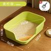 Oversized Pet Cat Litter Box, Semi-closed, Heightened and Thickened Anti-splash Cat Toilet, Easy To Clean, Bathtub Cat Toilet