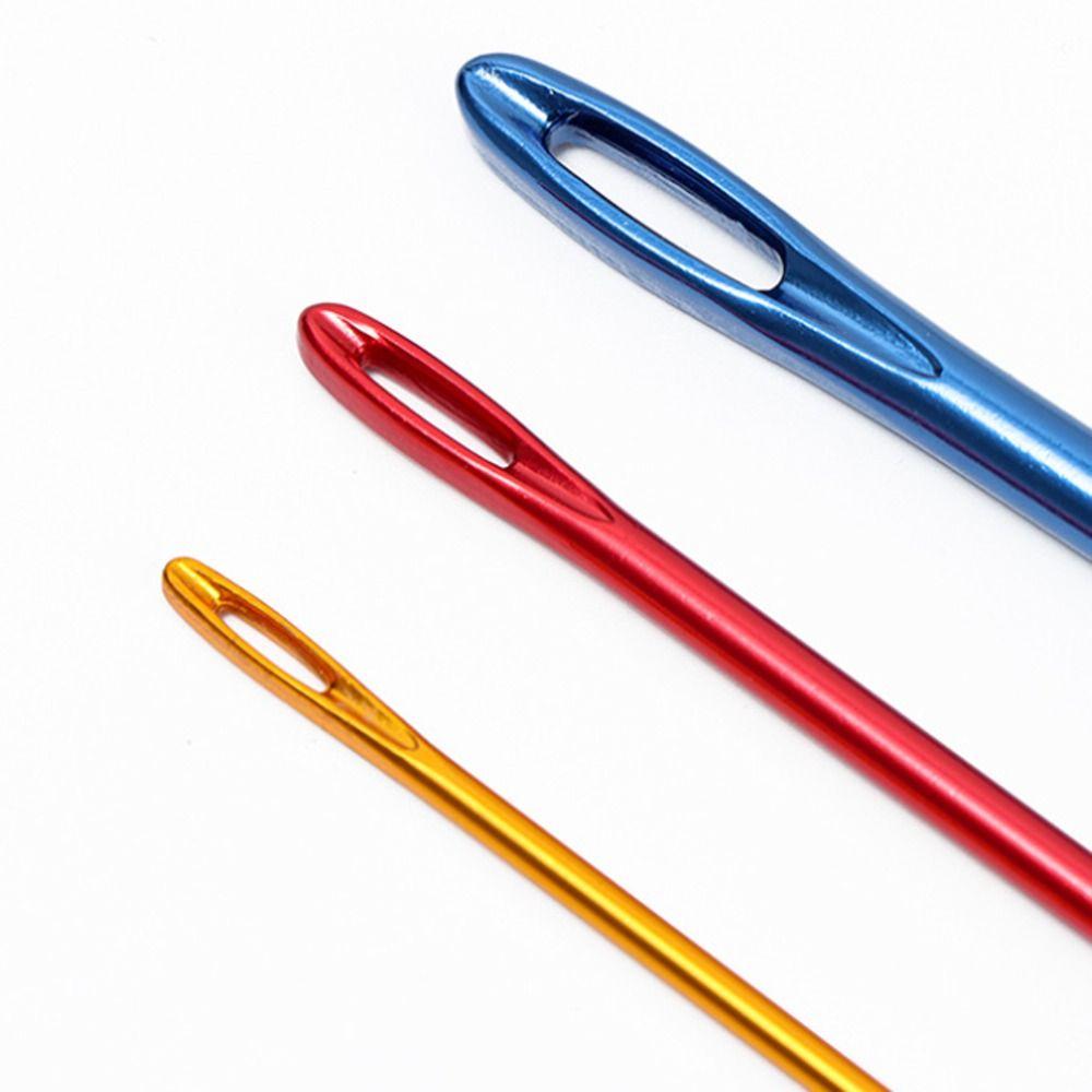 6PCS with Eye Afghan Crochet Hooks Aluminum Tunisian Hooks Tunisian Crochet Hook  Sewing Accessories