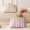 Striped Lingerie Storage Bag Large Capacity Travel Underwear Bra Organizer Pouch Portable Partition Socks Panties Sorting Bag
