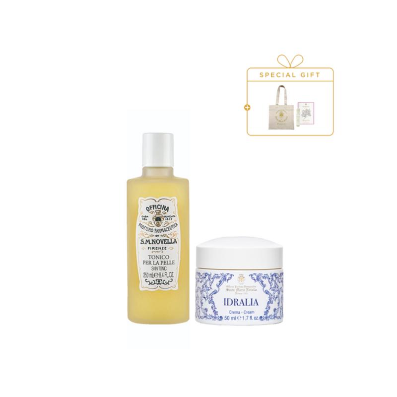 

Tonico Per La Pelle + Idralia Cream (+Logo Eco Bag + Medici Eau de Parfum 2ml)