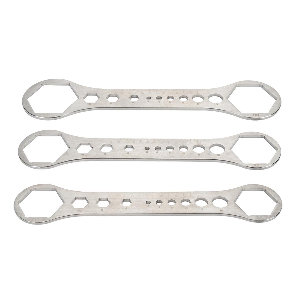 Front Fork Wrench Stainless Steel  Pneumatic Fork Cover Removal Tool for Mountain