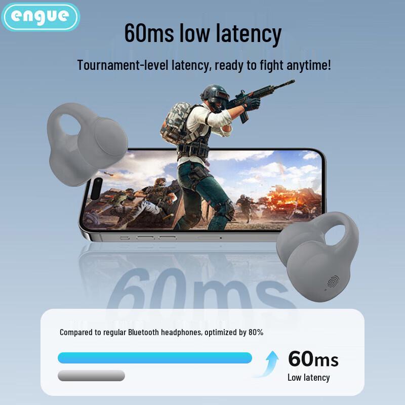 Engue EG-AP02 TWS Semi-In-Ear Noise-Cancelling Bluetooth Earbuds