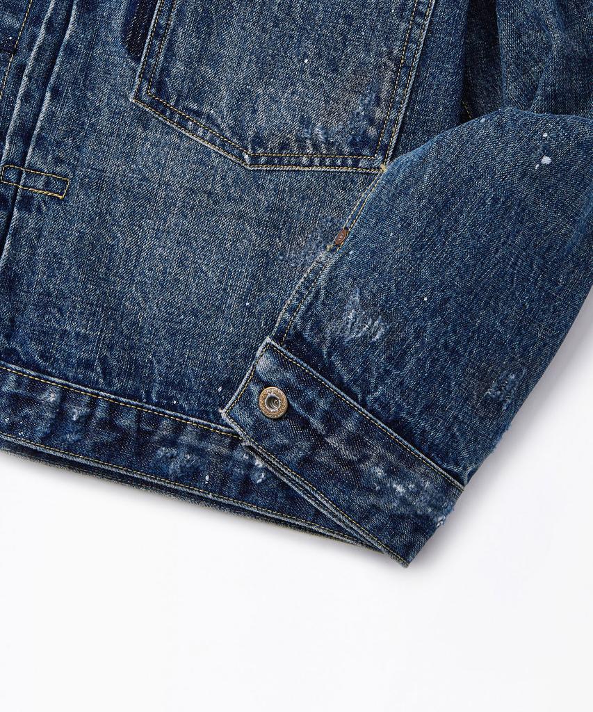 OUTSTANDING W.W. Ii Selvedge Denim 1St Jacket_Repair Blue