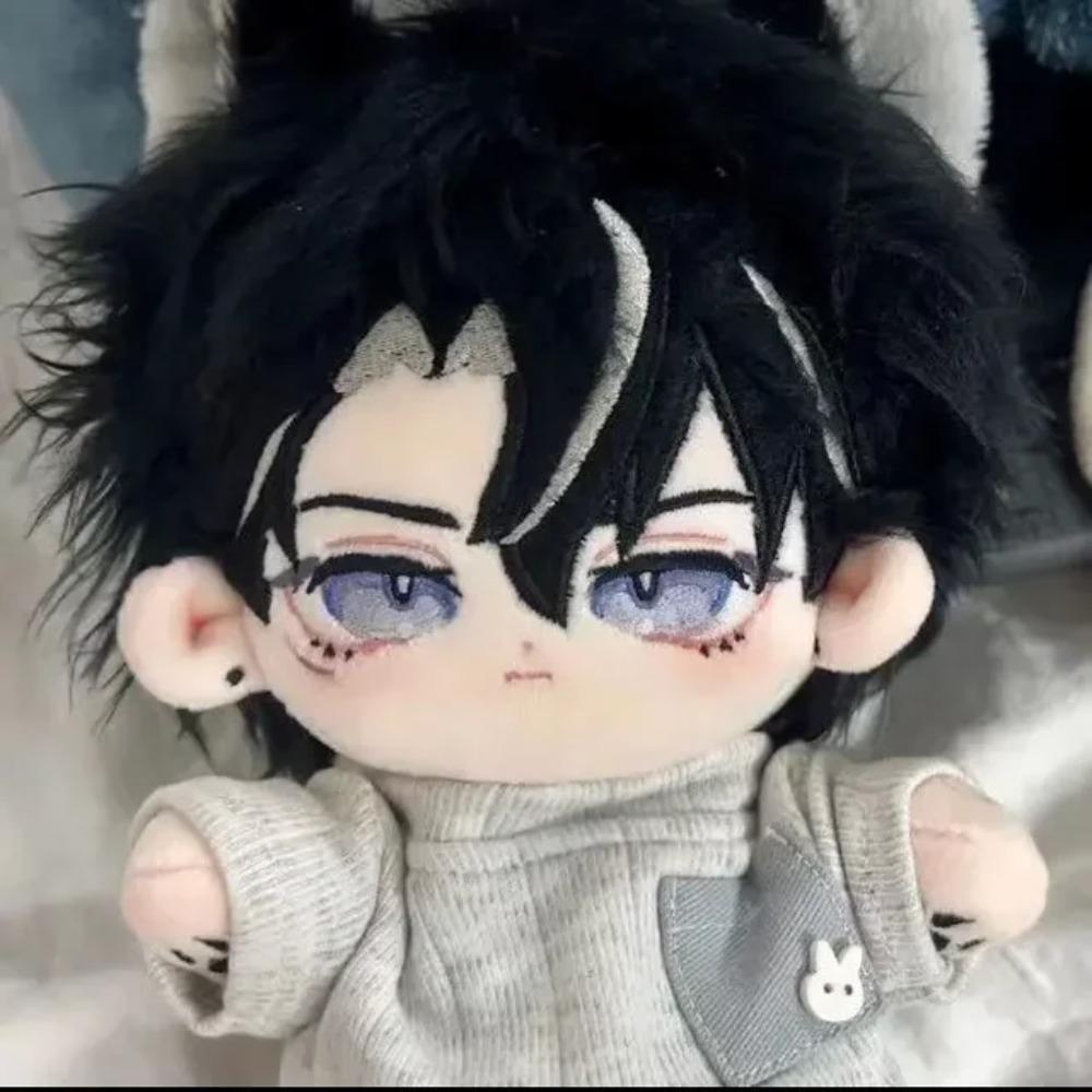 20cm Hra Genshin Impact Wriothesley Kreslené Plněné Plyšové Hračky Bavlněná Panenka na Oblékání Dětské Fandovské Dárky pro Dospělé Sběratelské