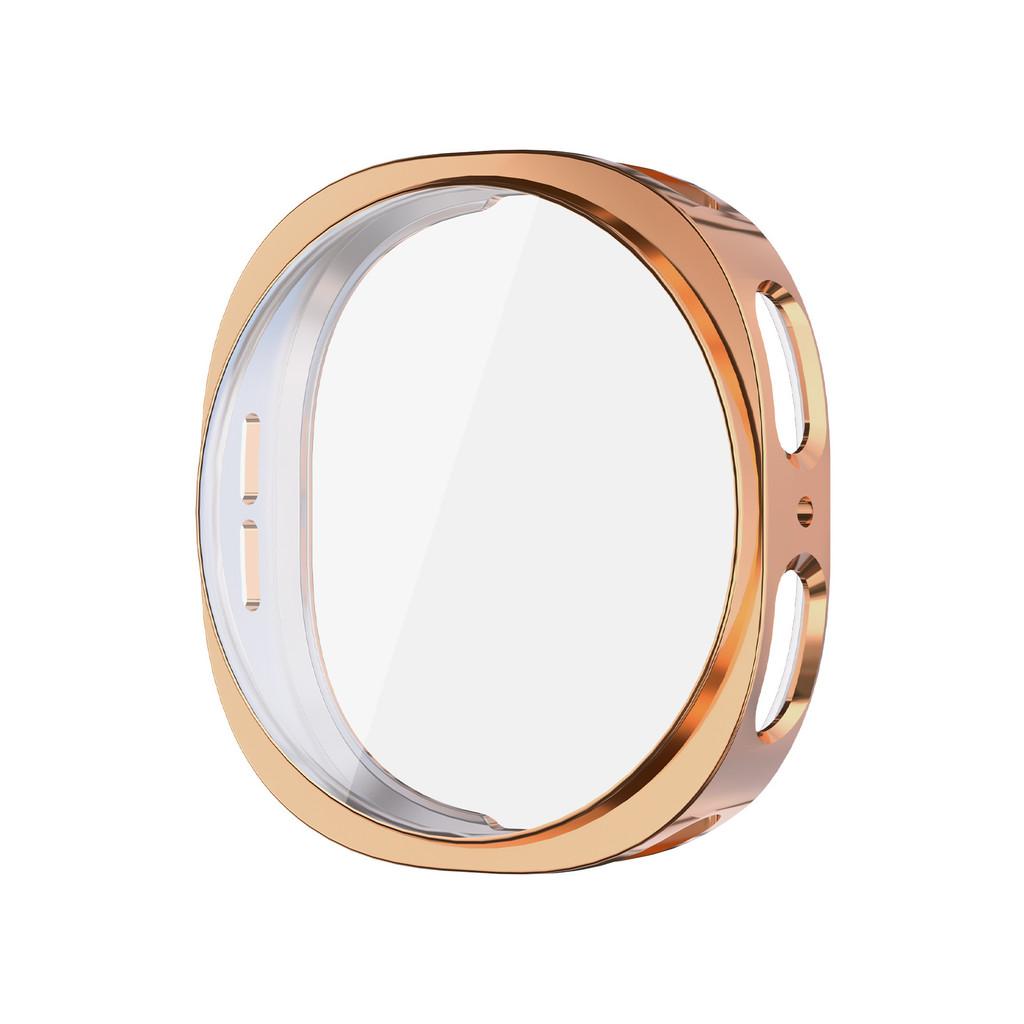 

Мягкий чехол из ТПУ + Пленка для Samsung Galaxy Watch 8 44 мм Аксессуары Защитная пленка для экрана Полностью закрывающий чехол для Samsung Watch8 40 мм Galaxy watch 8 40mm розового золота