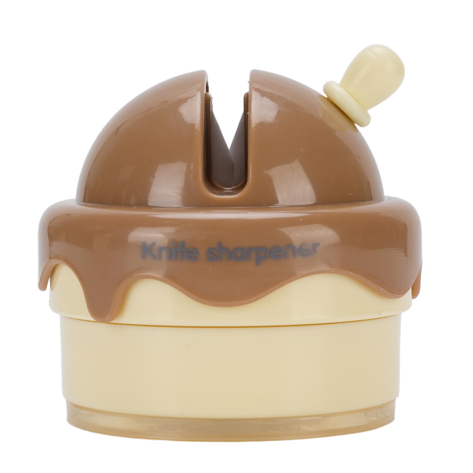 

Точилка для ножей Быстрая заточка Миниатюрная присоска Инструмент для заточки ножниц для кухни Brown