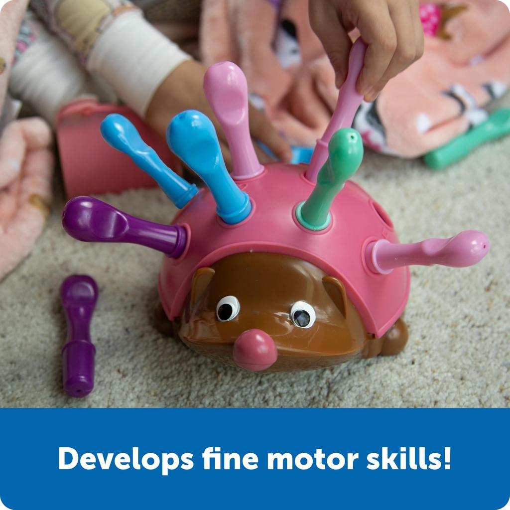 Learning Resources Baby Fingertip Educational Toy Hedgehog Pink Authentic LER8904-P