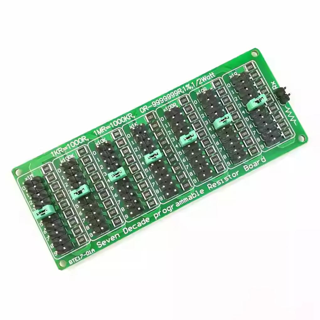 PCB Flexibly Set Resistance Range With Eight-segment Resistor Board