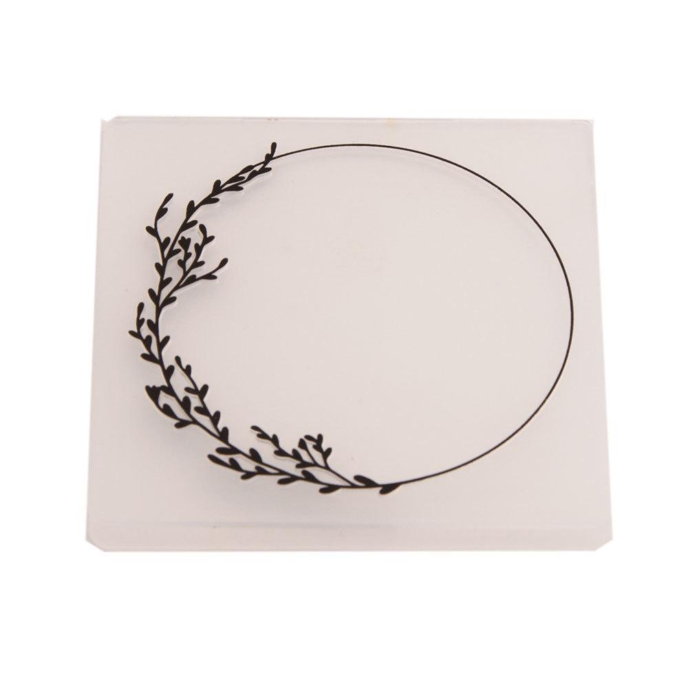 Rattan Garland Plastic Embossing Folders Template Dies Stencil Vine Grid Dot Net Flower Frame