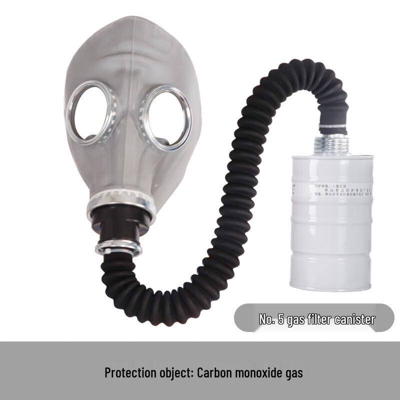 Mengci Puda Full Face Respirator Mask with Filter & Hose