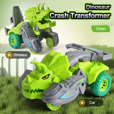 Unterhaltung Lustige Sicher Schöne Kinder Trägheit Angetrieben Dinosaurier Spielzeug Auto Transformator