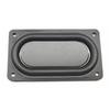 2 Pcs 50x90mm Bass Speaker Passive Radiator Auxiliary Rubber Vibration Plate Subwoofer DIY  Replacement Kit