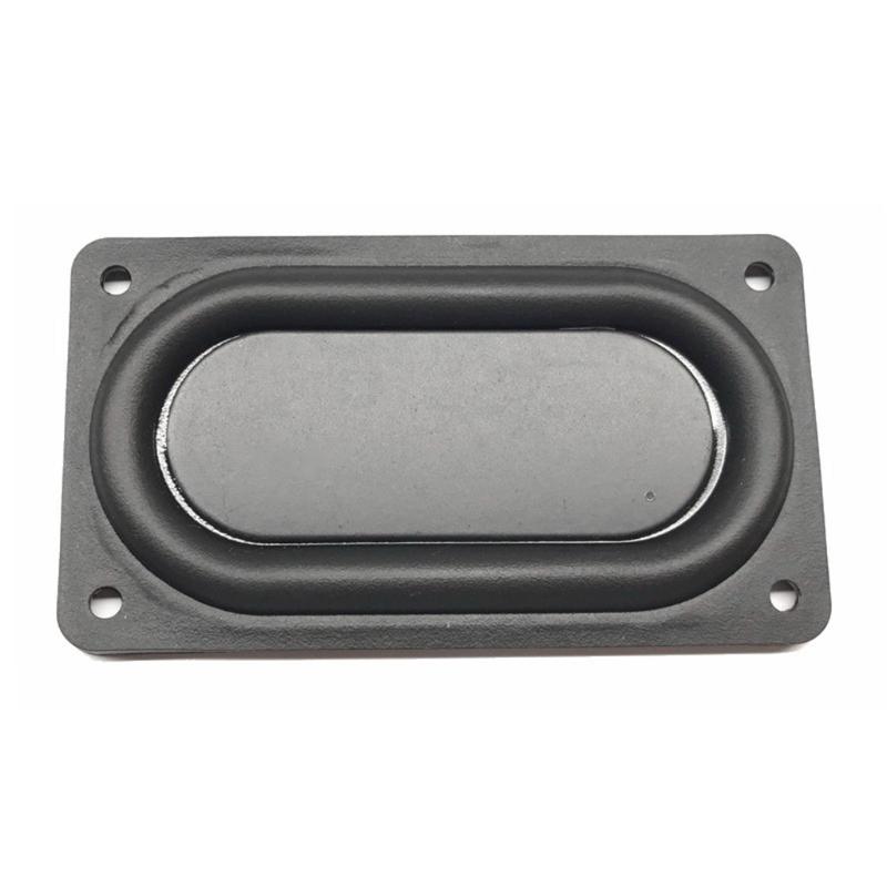 2 Pcs 50x90mm Bass Speaker Passive Radiator Auxiliary Rubber Vibration Plate Subwoofer DIY  Replacement Kit