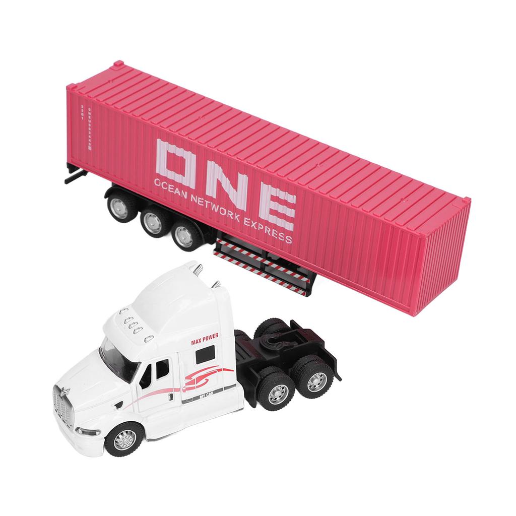 Container Truck Model 1:48 Vivid Exquisite Beautiful Decorative Toy Ornament for   3 Years Old