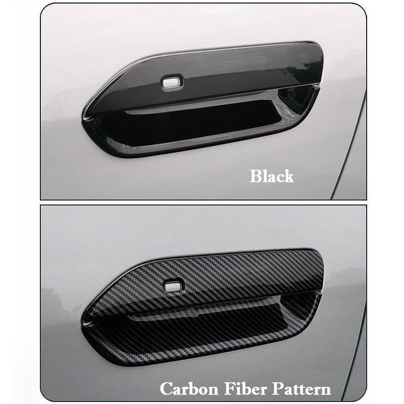 For BYD Yuan UP Pro 2024 2025 Car Door Outside Handle Decoration Frame ABS Door Bowl Protective Stickers Exterior Accessories