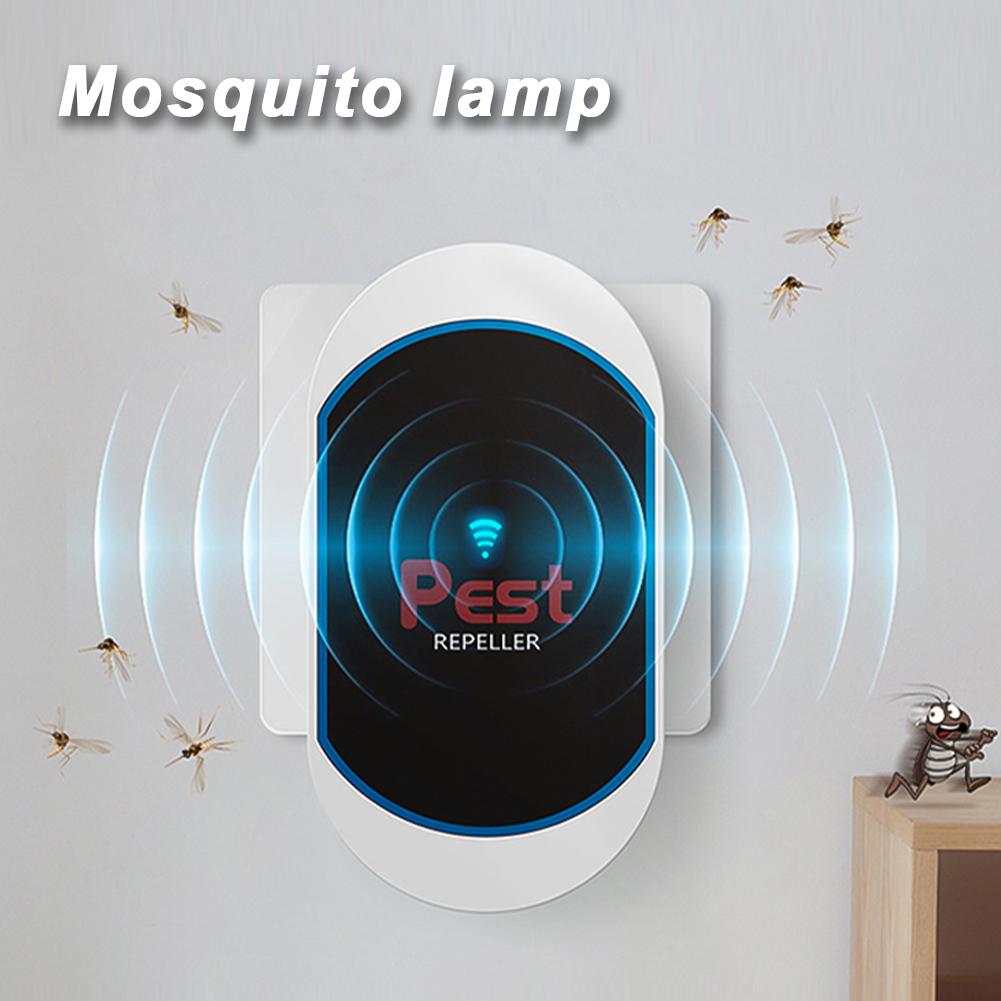 EU/UK/US Plug Ultrasonic Intelligent Frequency Conversion Insect Repellent House Indoor Mosquito Repellent for Baby