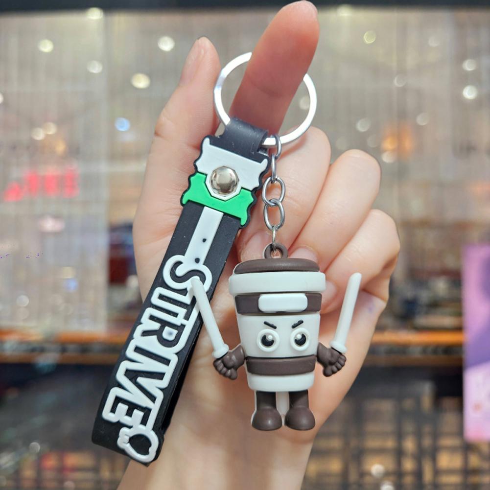 

Мультяшные брелки с животными для аксессуаров, смешные мемные брелки-подвески с куклами Капучино Ассасино #12