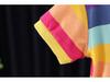 Stylish Infant Girls' Summer Dress: Lapel, Striped, Pleated Skirt for Ages 1-3