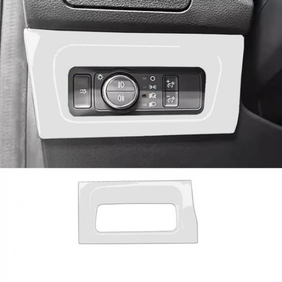 Headlight Switch Control Frame Cover 1PCS For Ford Ranger -2024 Bright White