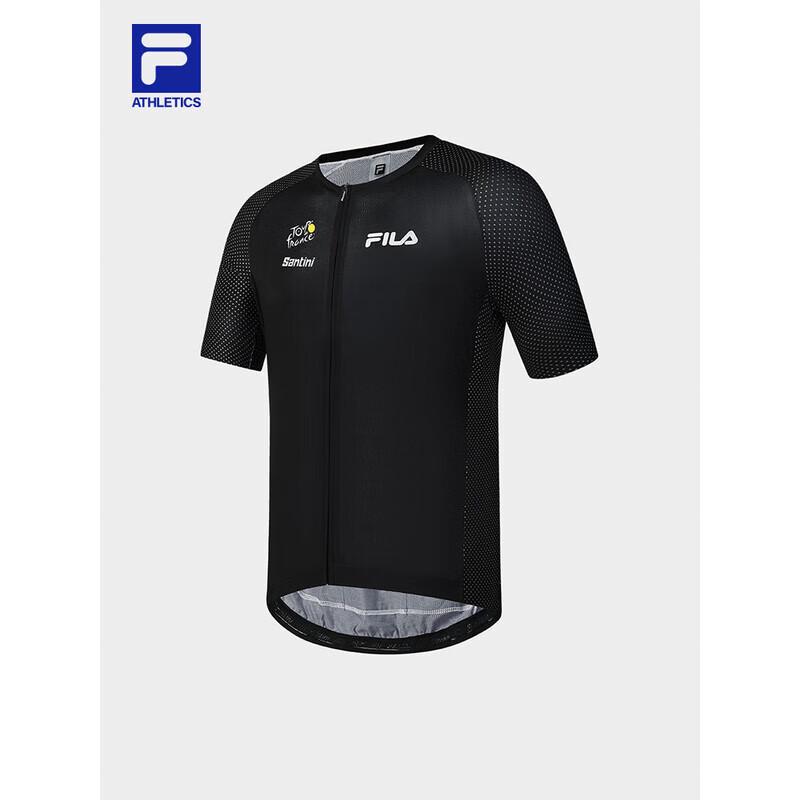 FILA Men s Slim-Fit Cycling Short-Sleeve Knit Top L