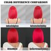 Red Bob Wig for Women - Side Part Bangs Short Hair, Halloween Easter Exaggerated Street Style Full Cap Wig, Multiple Red Options Available