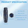 5PCS IP68 Waterproof Junction Box, Outdoor 2 Pin Electrical Cable Connector for 3.5-6.5mm Wire Range