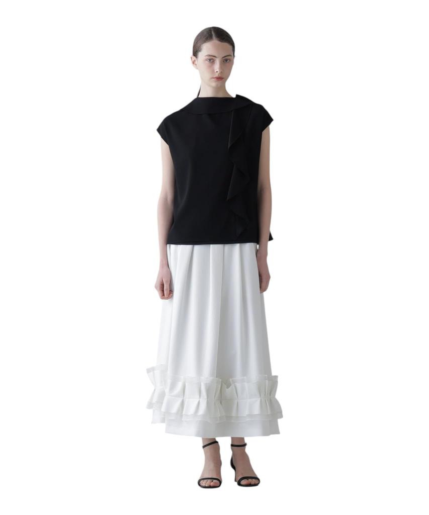 Flared Skirt Double Cloth 36 [ADORE] Women's 531-6220701 031_Ecru