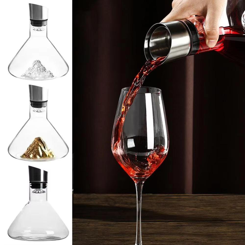 1500ml Iceberg Wine Decanter Glass Wine Aerating Pourer Luxury Wine Aerator  Whisky
