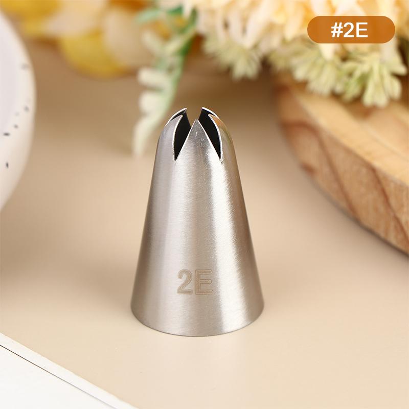 1/4 Stück Edelstahl Tortendekorations-Tüllen Blume Spritztülle für Cupcake Sahne Gebäck Süßwaren