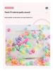 Spring Flower Buttons: Mixed Color Plastic Beads for DIY Jewelry and Clothing Accessories