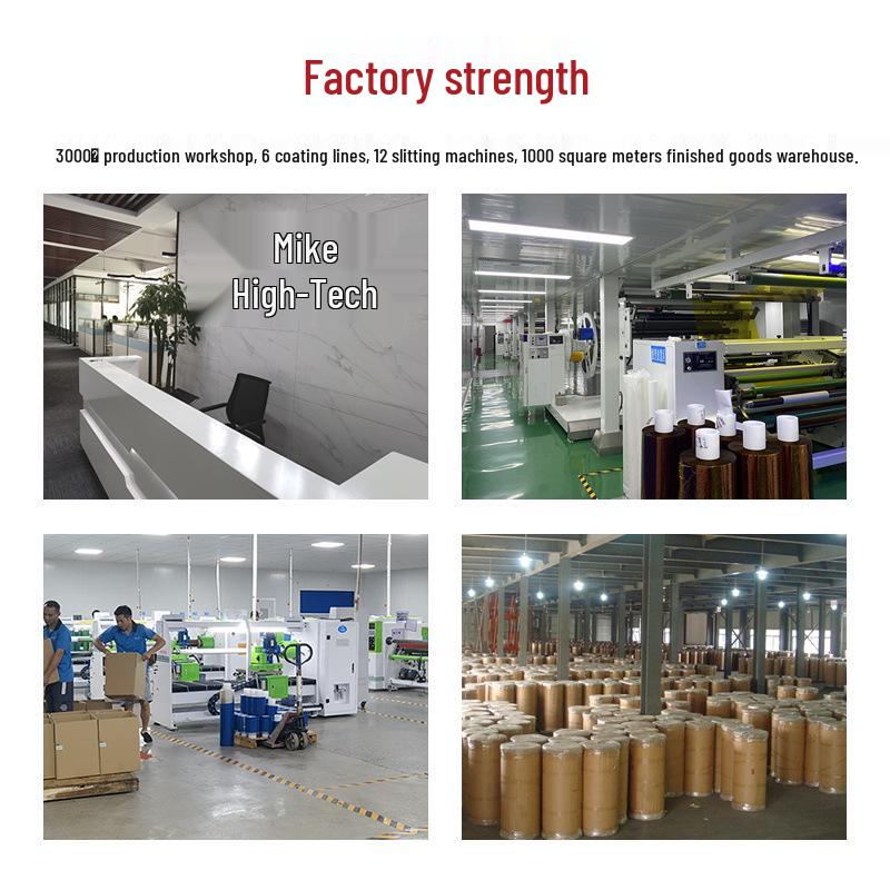 High-Temperature PET Green Silicone Tape for Hardware, Electroplating, Baking, CNC Masking, and Exhaust; No Residue