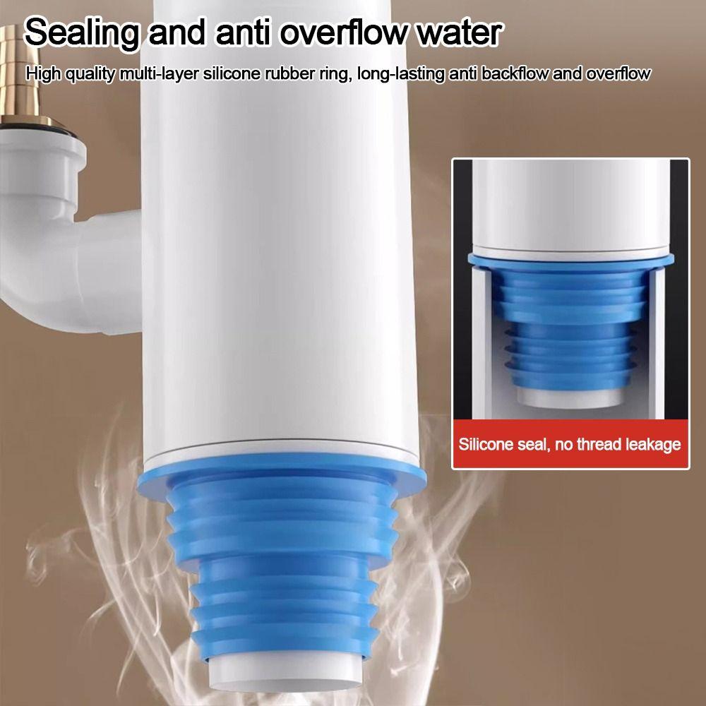 Anti odor Sink Drain Pipe Adapter Sealing Ring Multi-Channel Dishwasher Water Pipe Connector Multifunctional