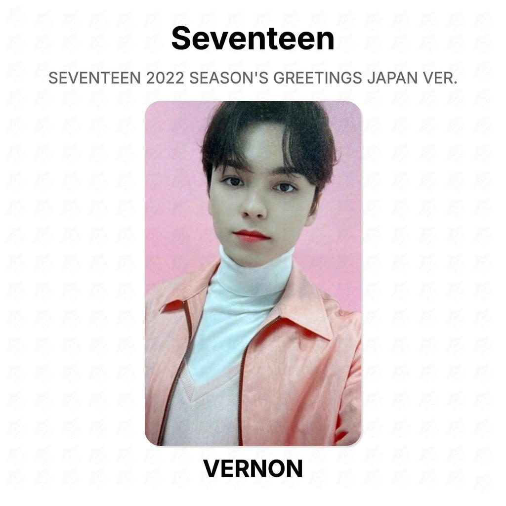 Seventeen SALUTI DI STAGIONE 2022 VER. GIAPPONE. Fototessera ufficiale
