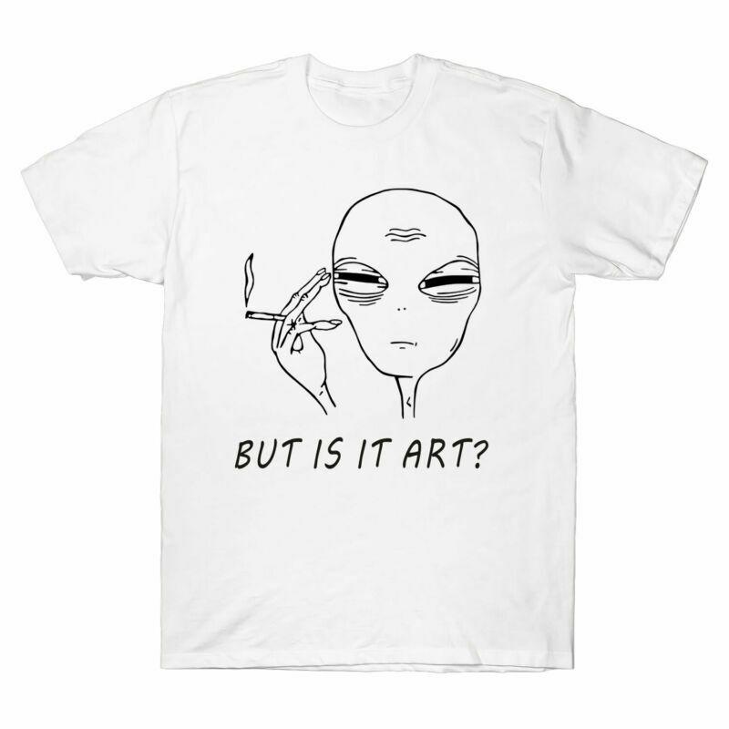 Unisex's Art Sleeve Alien Smoking Short But it Humor ? Sarcasm Tee Funny T-Shirt is