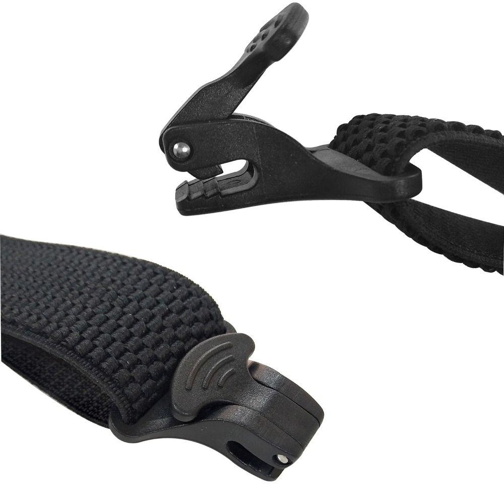 X Back 4 Clips Elastic Braces Vintage Trouser Straps Belt Fashion Braces Suspenders  Men Women