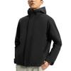 adidas Solotex Textured Warm Solid Color Hooded Zip Jacket Men Jackets KG0826