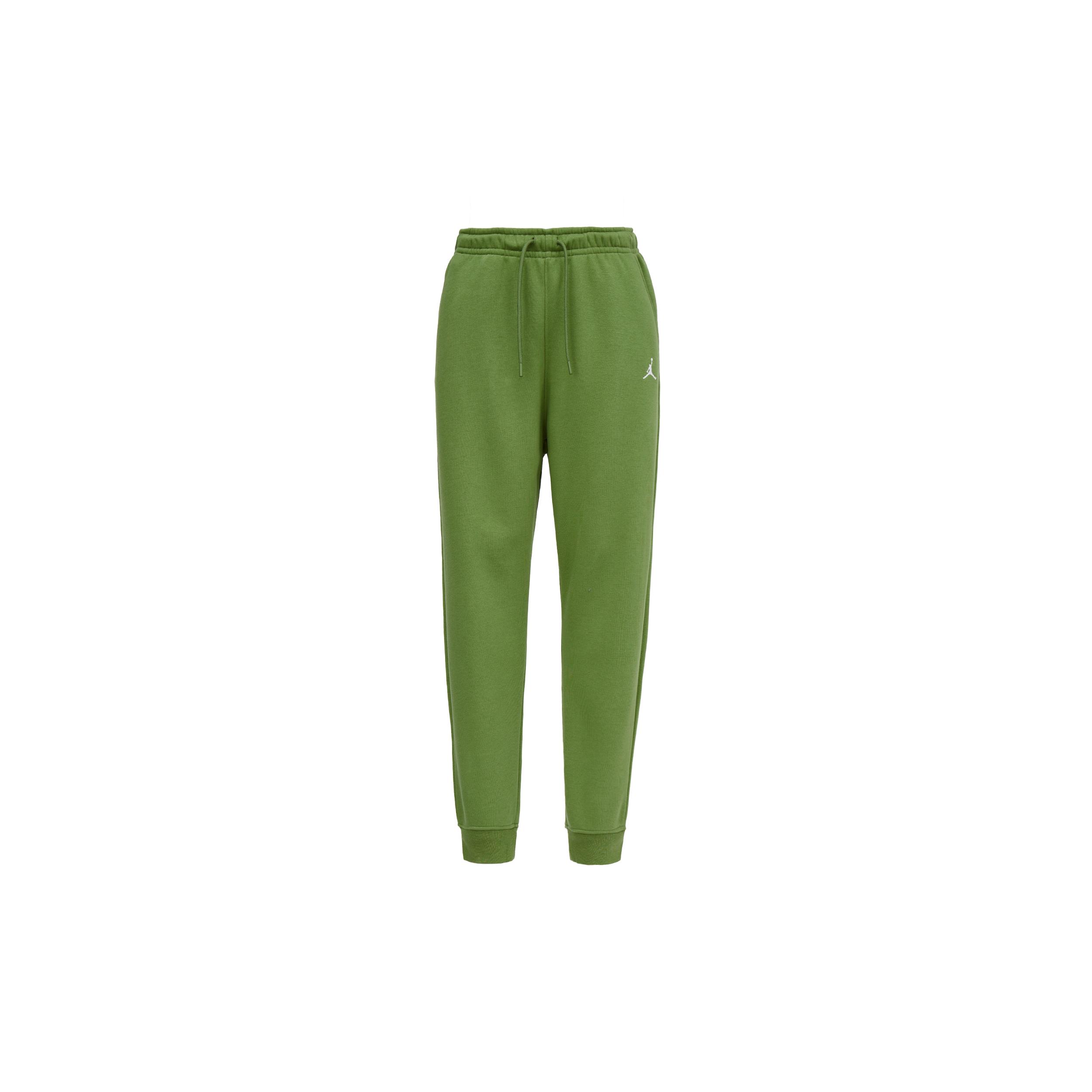 Jordan ESSENTIALS Knitted Sweatpants Men s Light Olive Moderate Cuffed Pants FJ7779-340 M