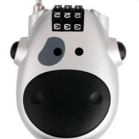 Helmet D-Type Universal Combination Lock for Bikes and Motorcycles